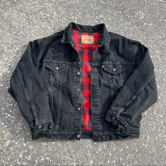 Levi's Other - Vintage Levis Flannel Lined Denim Jacket